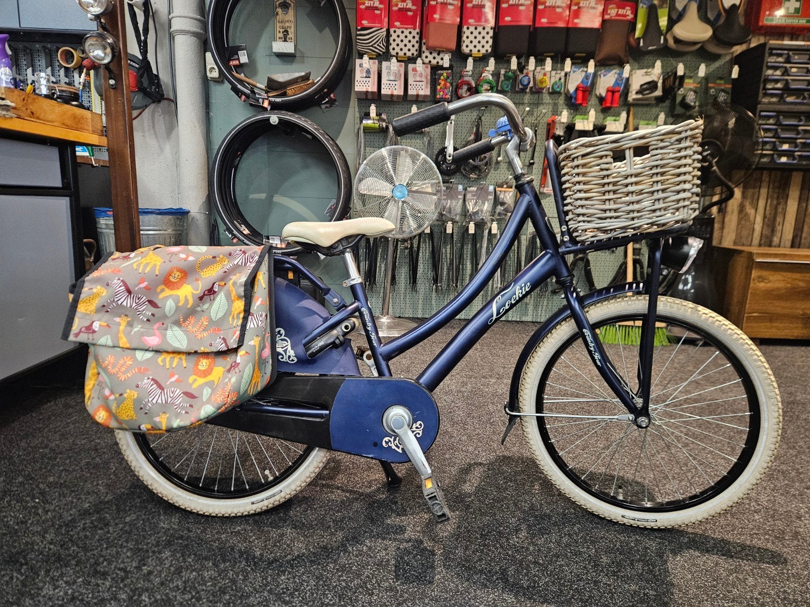 loekie kinderfiets 20 inch, Ophalen, Terugtraprem, Gebruikt, Loekie