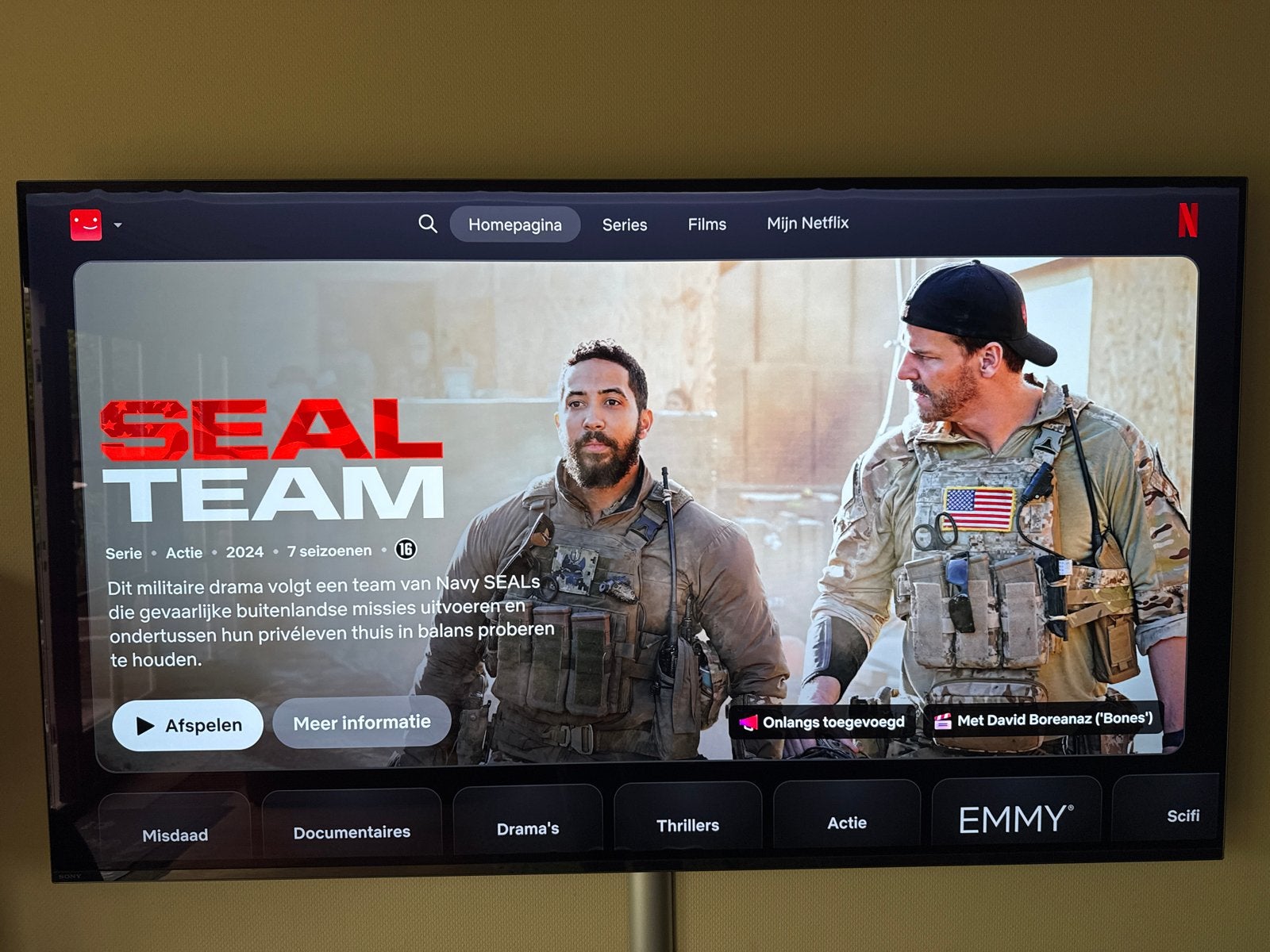 Sony Bravia 4K UHD Smart TV KD-55X89J (55 inch), Audio, Tv en Foto, Televisies, 50 Hz, Ophalen of Verzenden, 4k (UHD), Smart TV