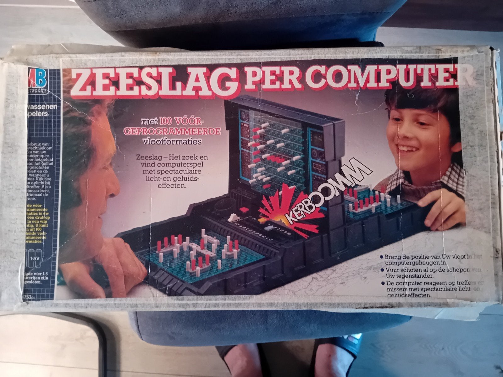 Zeeslag per computer, Een of twee spelers, Ophalen of Verzenden, Gebruikt, MB Games