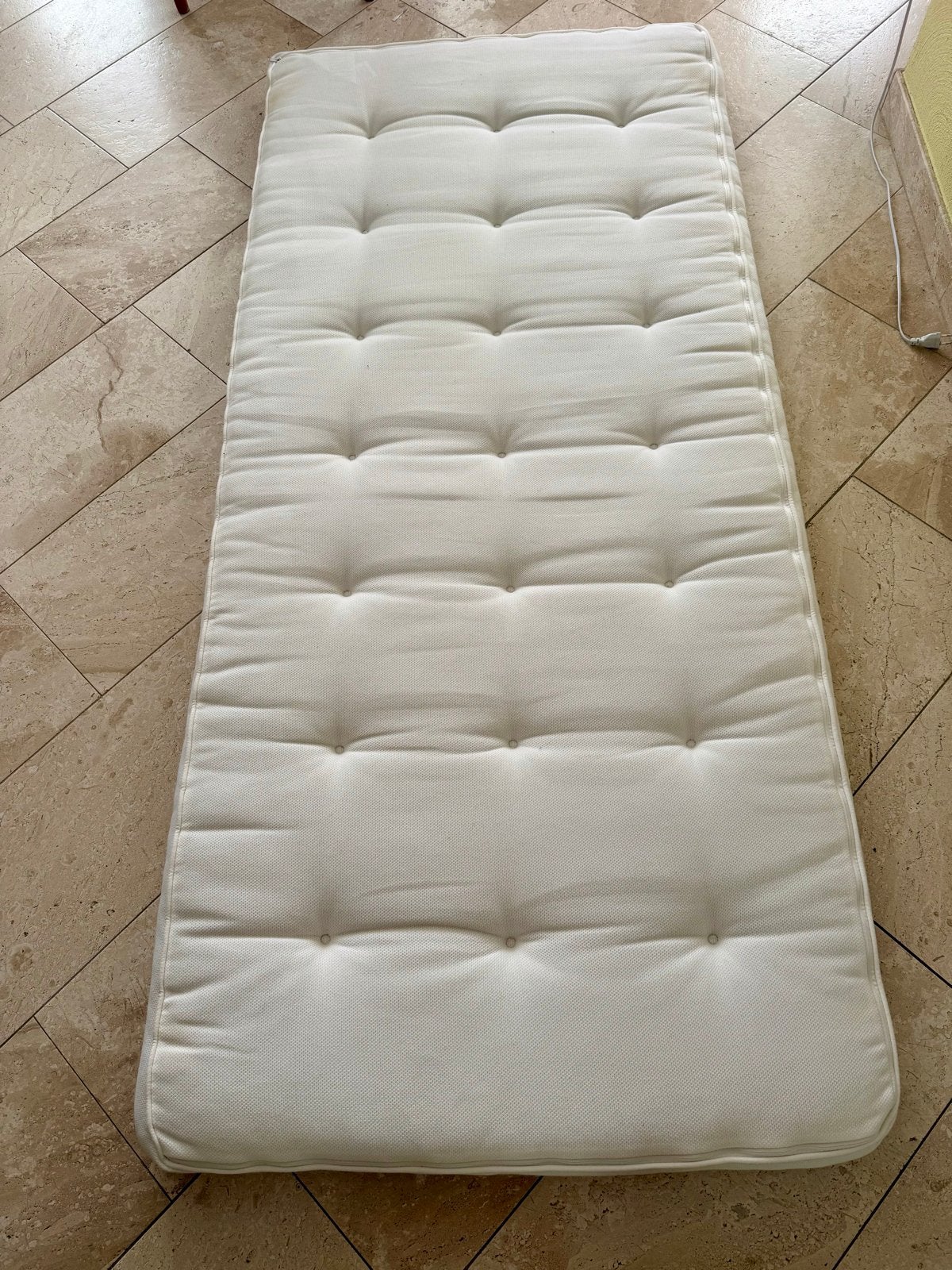 IKEA TUSTNA Matras topper 90x200 cm izgs, Ophalen, 90 cm, Eenpersoons, Zo goed als nieuw
