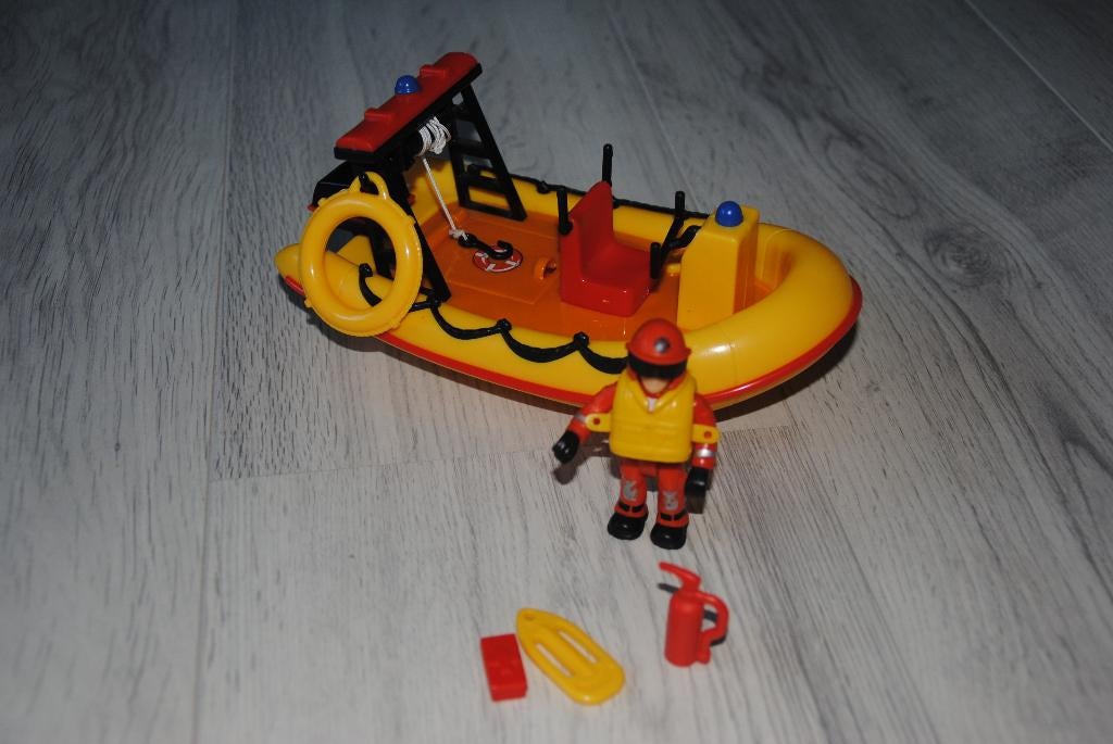 Brandweerman Sam, Neptunus, reddingsboot, Kinderen en Baby's, Speelgoed | Actiefiguren, Ophalen of Verzenden, Zo goed als nieuw
