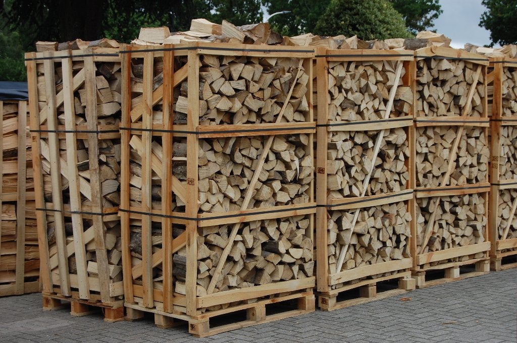 Oven gedroogd beuken haardhout, Minder dan 3 m³, Ophalen, Beukenhout, Blokken