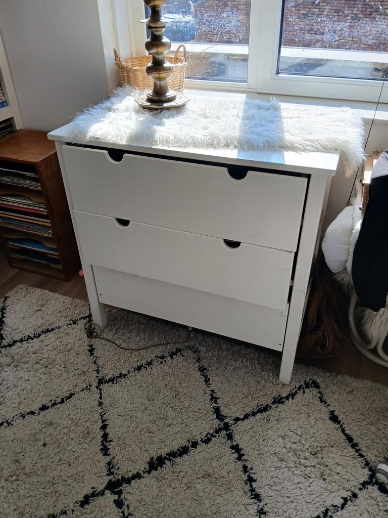 Houten ladekast met 3 lades, Ophalen of Verzenden
