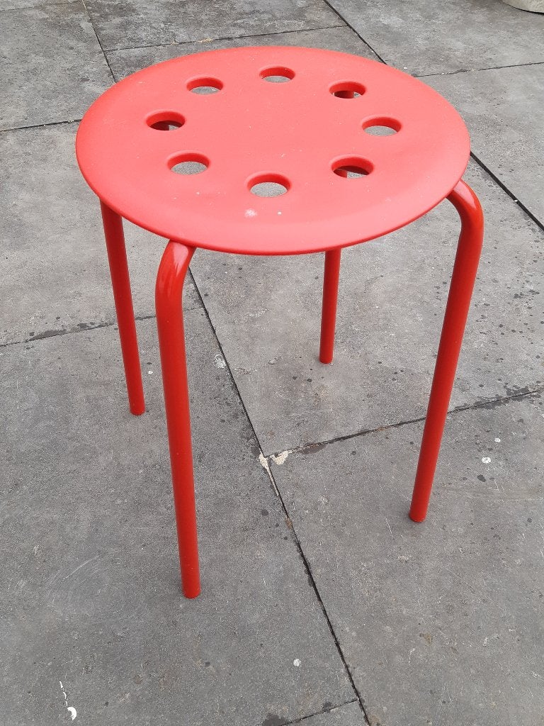 Rood krukje IKEA, Ophalen, Gebruikt, Staal