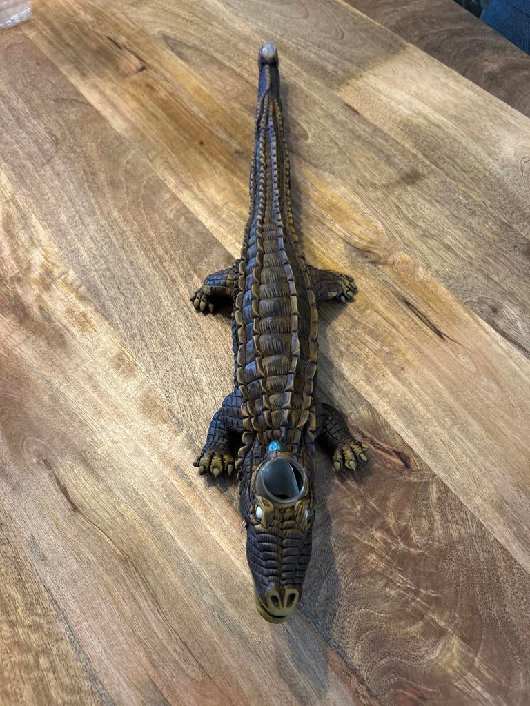 Brazil Wiet hasj pijp  “krokodil”, Ophalen of Verzenden, Nieuw, (Water)pijp