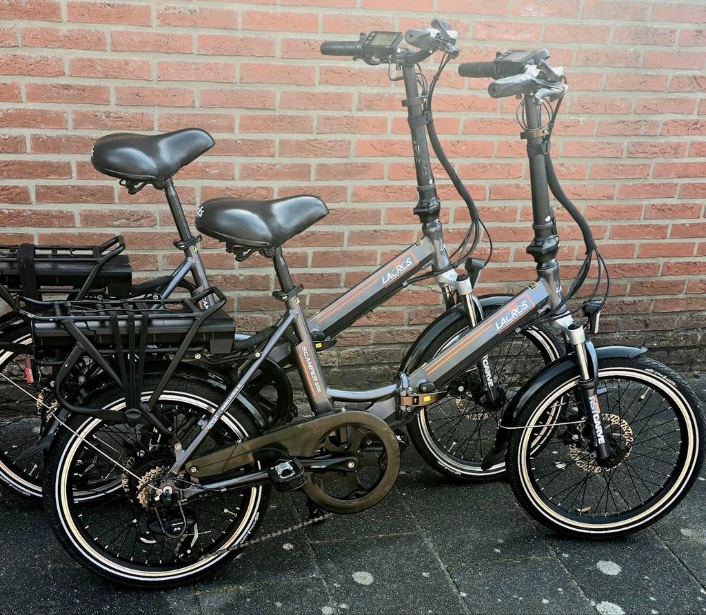 Twee Lacros Scamper S200 elektrische vouwfietsen, Ophalen of Verzenden, G, F, G