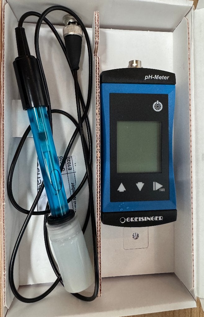 Greisinger G1500 professionele pH-meter incl. elektrode, Verzenden, Gebruikt, Overige meters