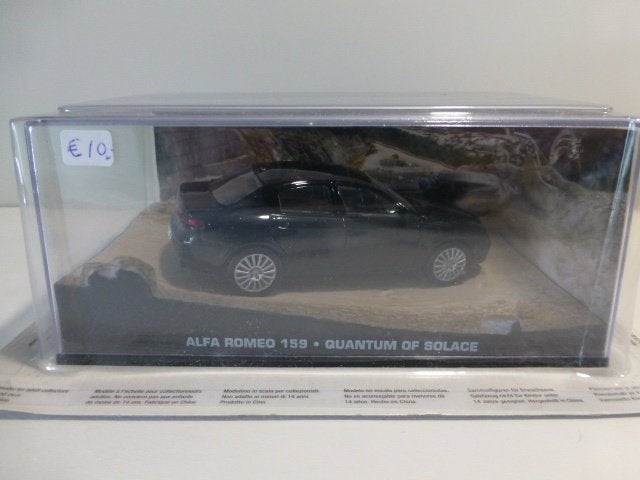 James Bond  Alfa Romeo 159 zwart Quantum of Solace, Hobby en Vrije tijd, Modelauto's | 1:43, Ophalen of Verzenden, Nieuw, Auto