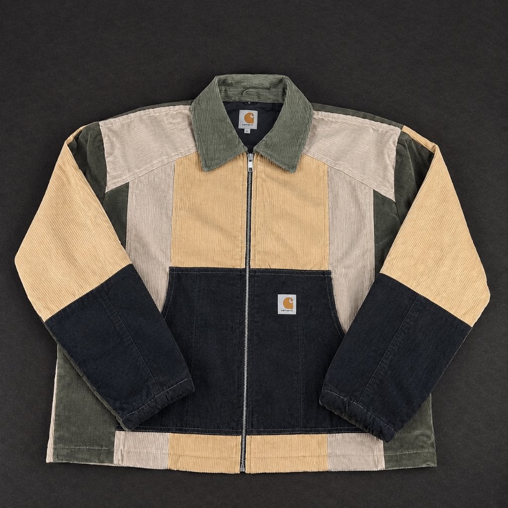 Carhartt Rework Patchwork Corduroy Jacket – Maat S, Kleding | Heren, Overige kleuren, Carhartt, Ophalen of Verzenden, Zo goed als nieuw