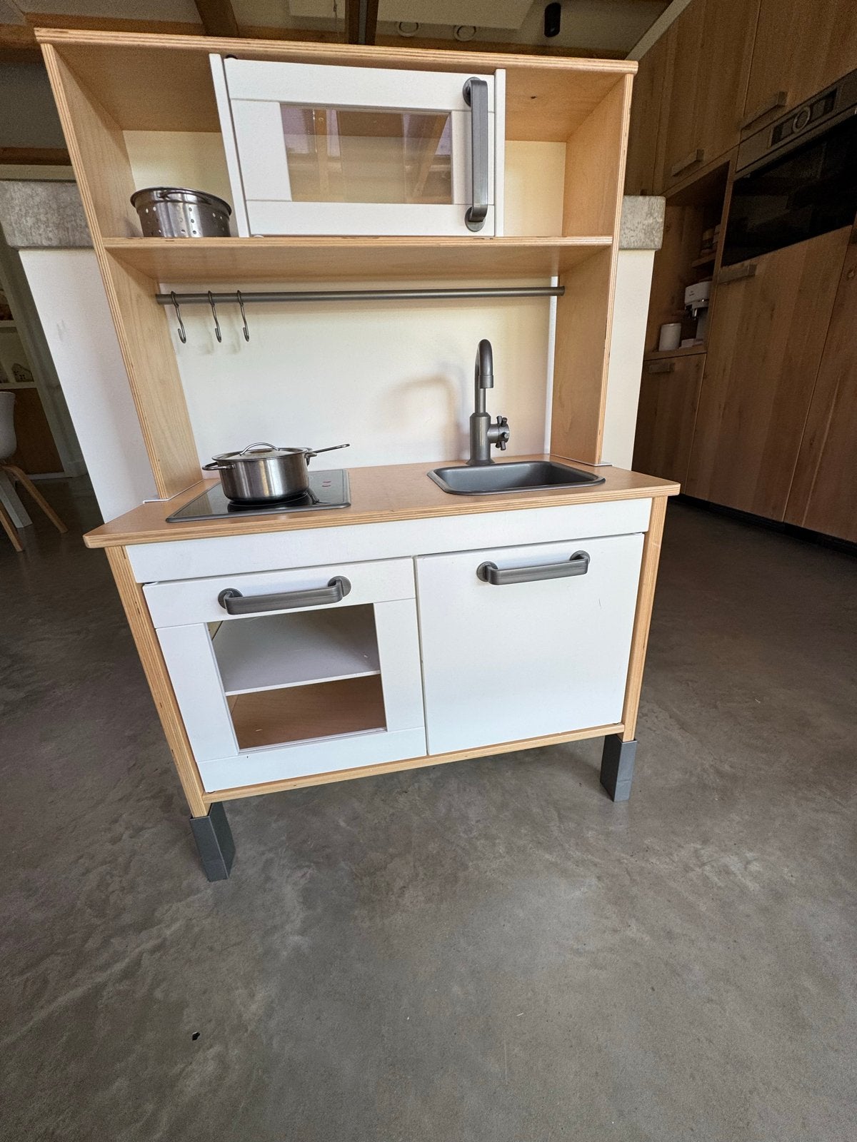 IKEA Duktig Speelkeuken met pannen, Ophalen, Gebruikt, Hout, Speelkeuken