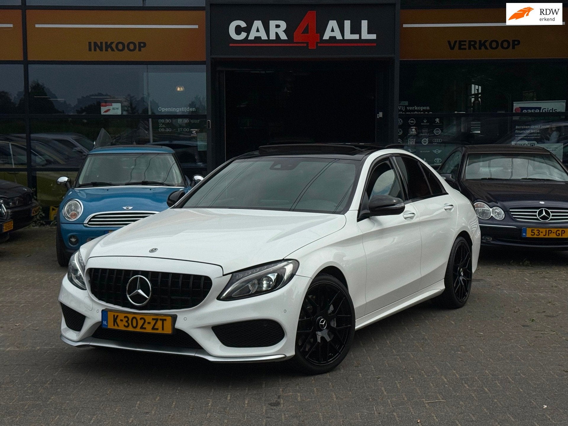 Mercedes-Benz C-klasse AMG 43 4MATIC PANO/BURMESTER/CAMERA//, Auto's, 367 pk, Leder, Bedrijf, Vierwielaandrijving