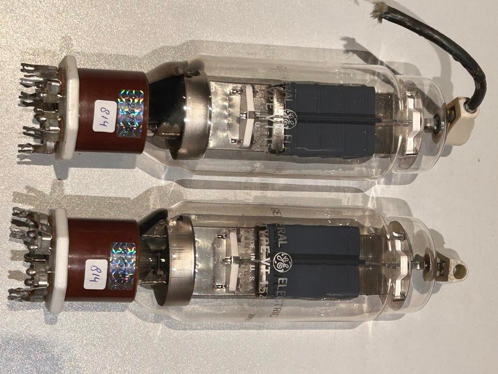 Grote partij geteste buizen (o.a. Philips EL34, GE VT-154), Ophalen of Verzenden, Gebruikt