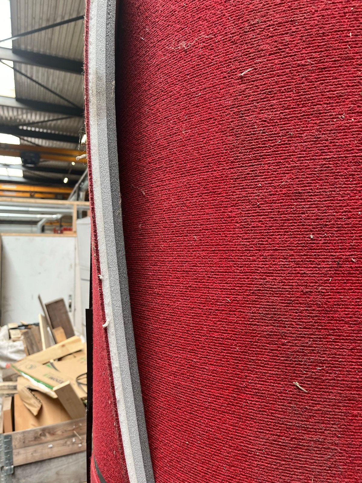4x Rode Ondergrond Matten voor Gym/Sportzaal, Ophalen, Gebruikt, 100 tot 150 cm, 200 cm of meer