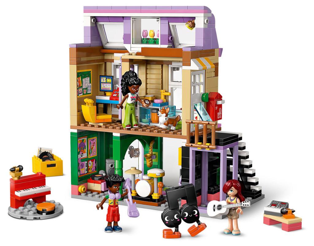 LEGO Friends 42653 Muziekwinkel en Appartement 483 delig, Lego, Nieuw, Friends, Ophalen of Verzenden
