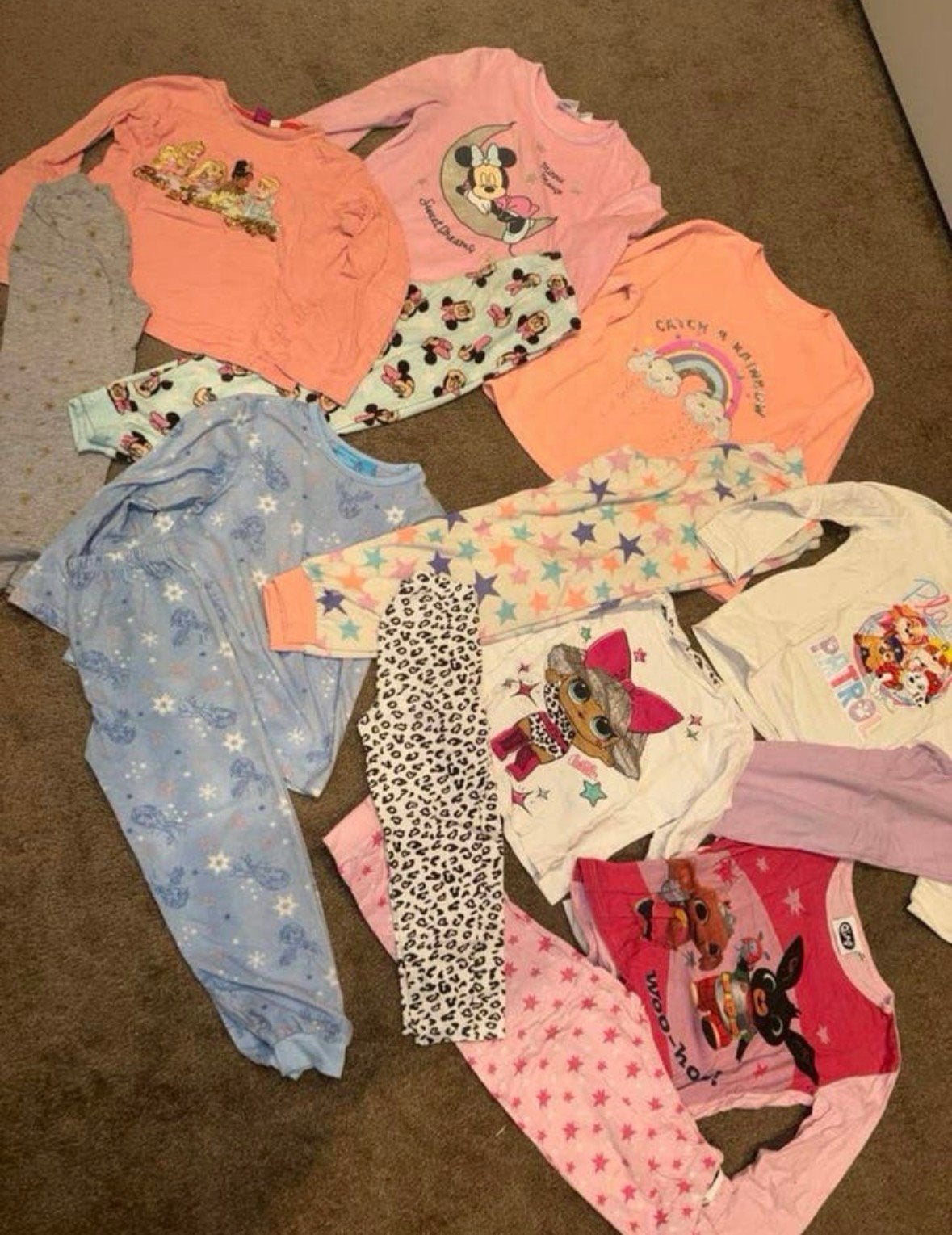 Pyjama's voor meisjes - diverse maten (98 t/m 128), Ophalen of Verzenden
