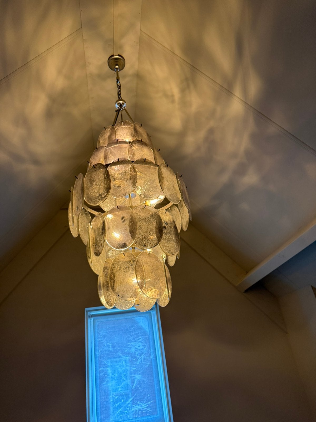Flamant Ridgwell Large hanglamp design lamp met glazen discs, Ophalen, Zo goed als nieuw