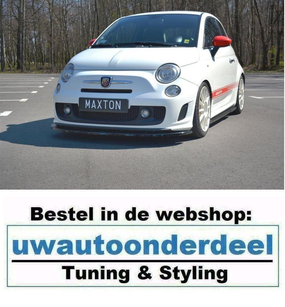 Maxton Design Spoiler Lip Splitter Voor Fiat 500 Abarth MK1, Verzenden, Automotive Parts, A.parts@hotmail.nl, Trasmolenlaan 12 3447 GZ Woerden