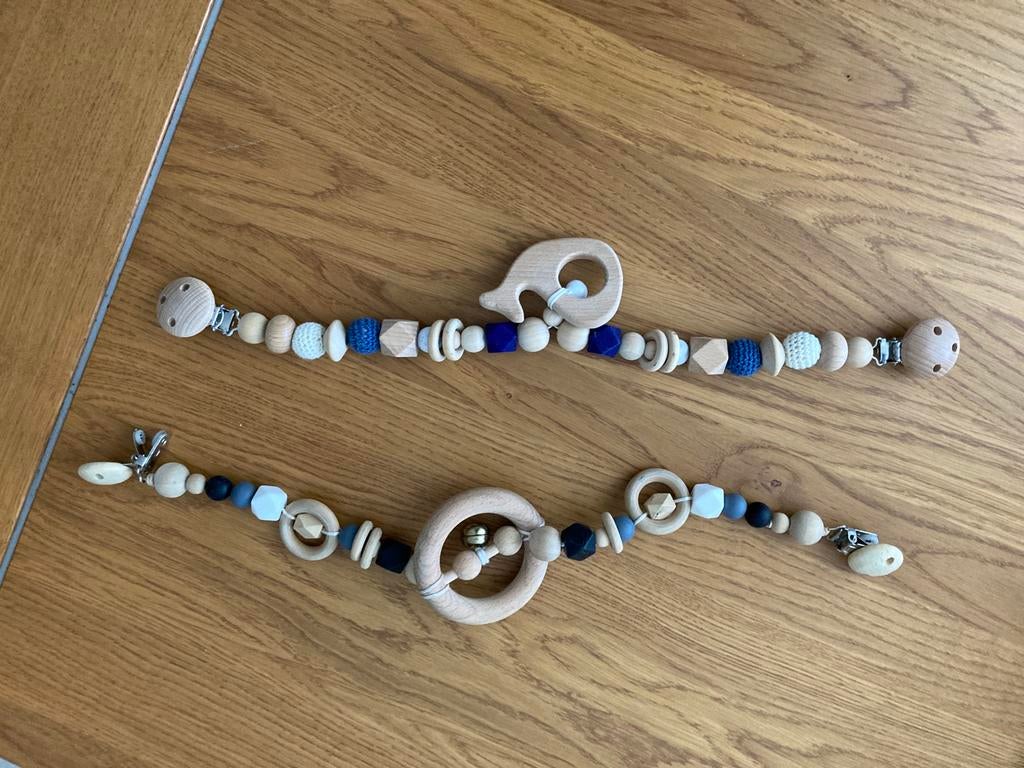Kralenkettingen voor kinderwagen of maxi cosi, Ophalen of Verzenden, Zo goed als nieuw, Kinderwagen, Overige merken