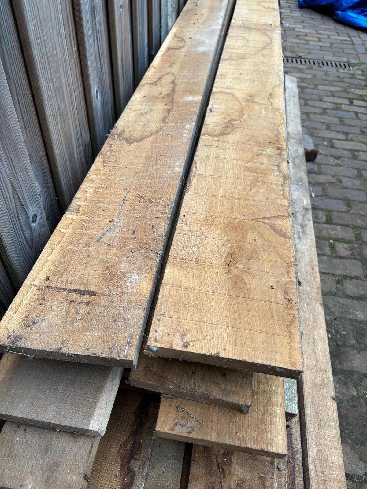 Eiken planken, Ophalen, Zo goed als nieuw, 250 cm of meer, Planken