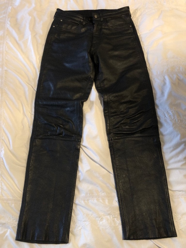 Zwart leren motorbroek Revenger maat 50, Motoren, Kleding | Motorkleding, Broek | leer, Heren, Ophalen of Verzenden, Revenger