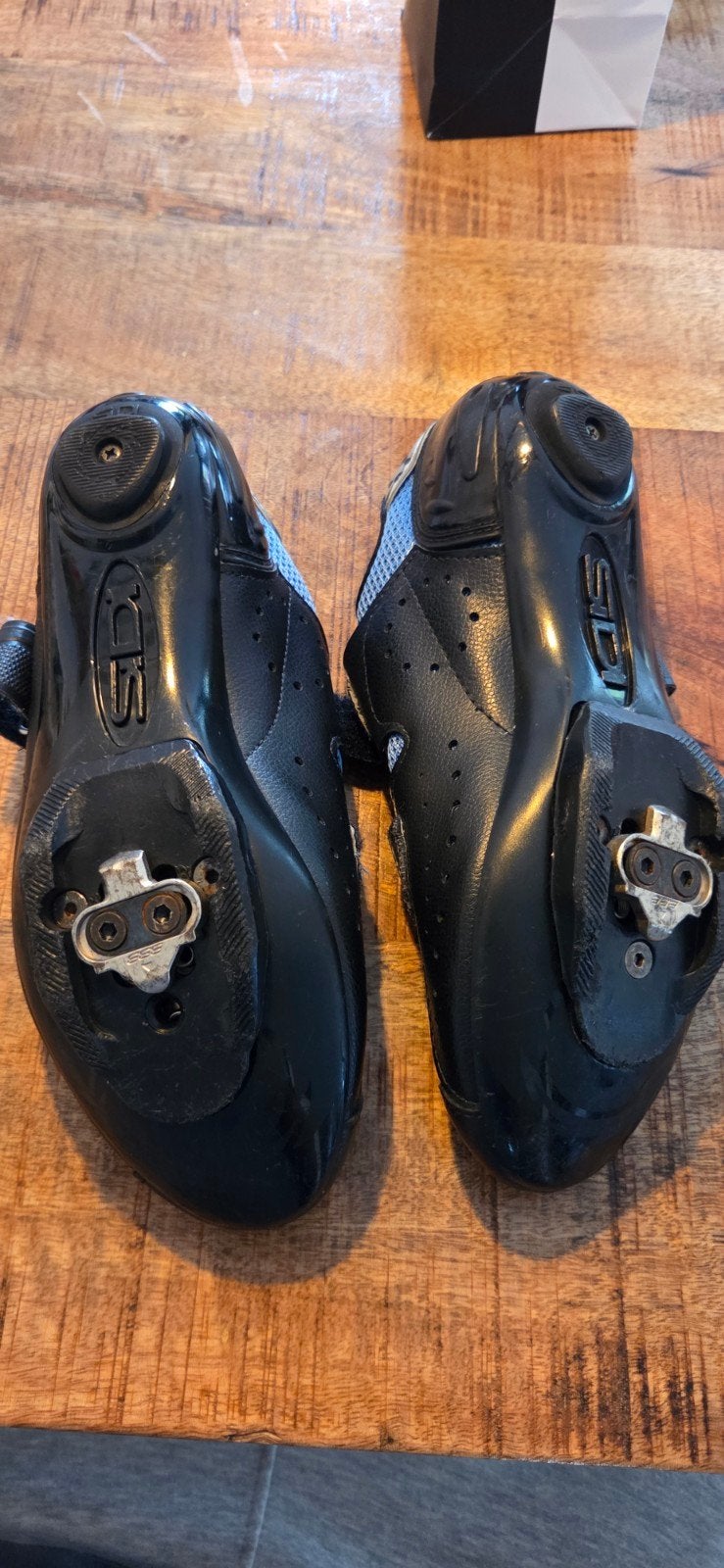 Sidi fietsschoenen met SPD plaatjes - Maat 39 (valt kleiner), Ophalen of Verzenden, Gebruikt, Schoenen
