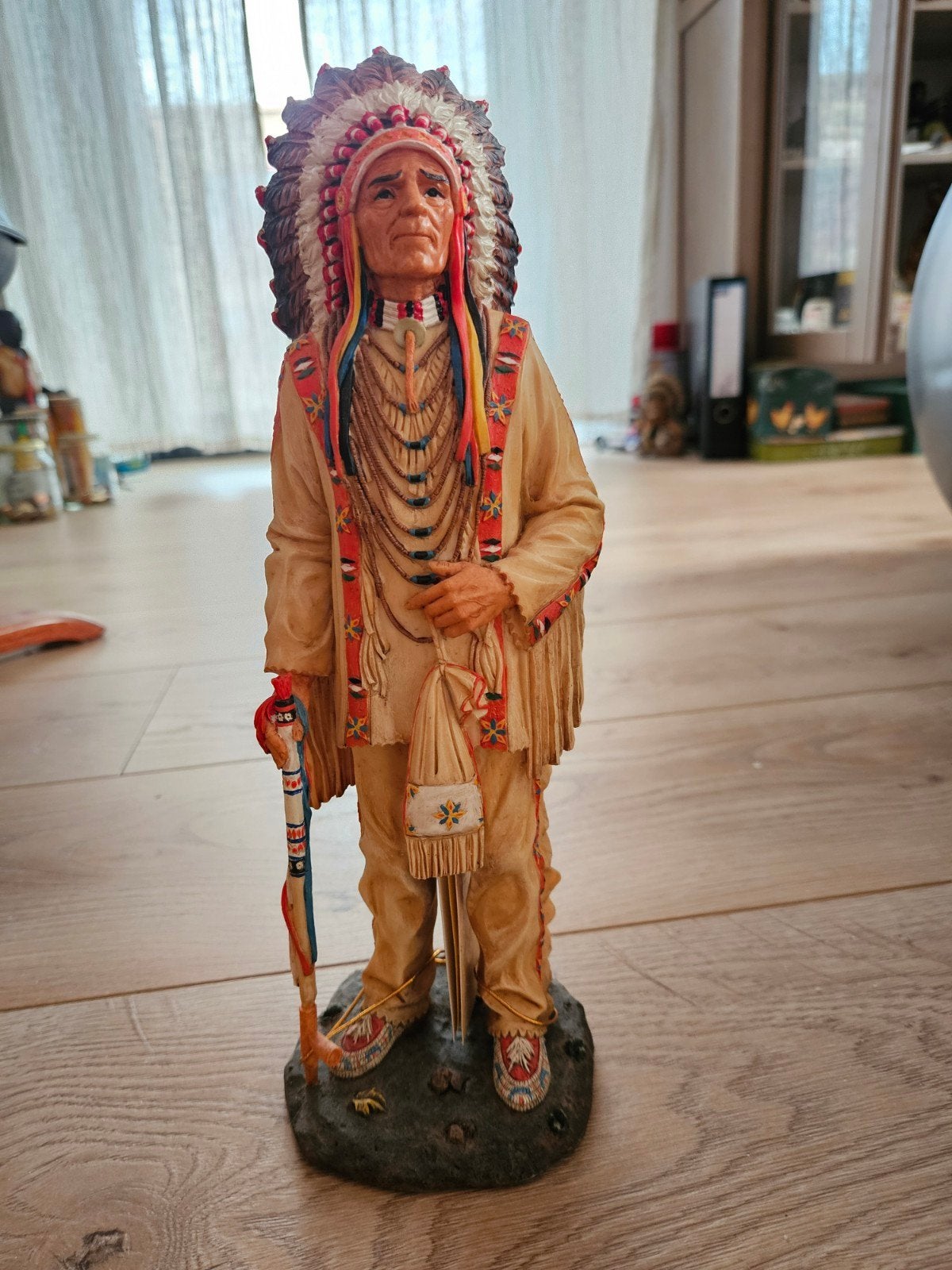 Veronese Blackfeet Indian Beeld - Origineel en Gedetailleerd, Ophalen of Verzenden