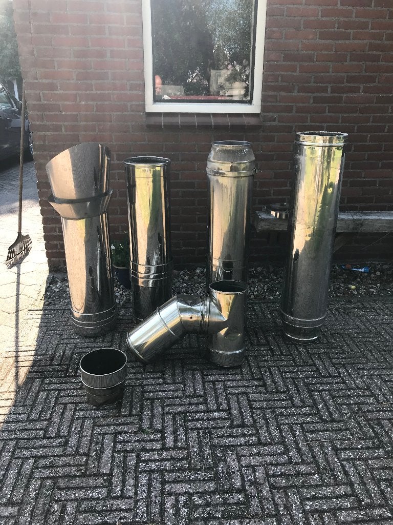 rookgasafvoer, Ophalen, Afvoer, Gebruikt, Rvs