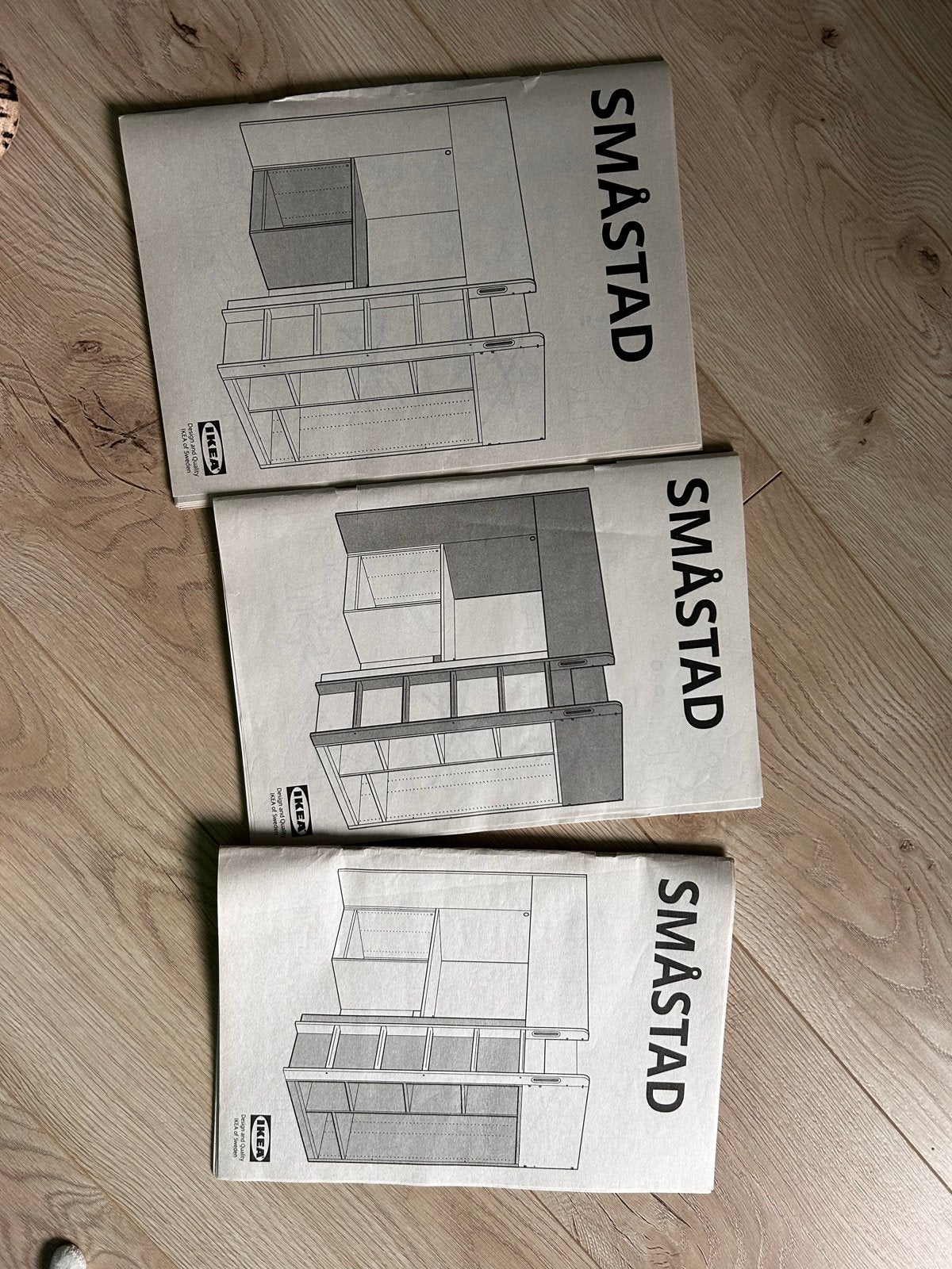 IKEA Småstad Hoogslaper met Bureau en Opbergruimte, Ophalen, Eenpersoons, Zo goed als nieuw, 200 cm