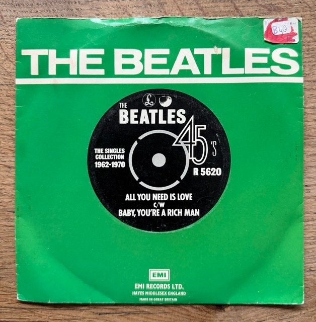 The Beatles - All you need is love, Fotohoes, 7 inch, Ophalen of Verzenden, Zo goed als nieuw