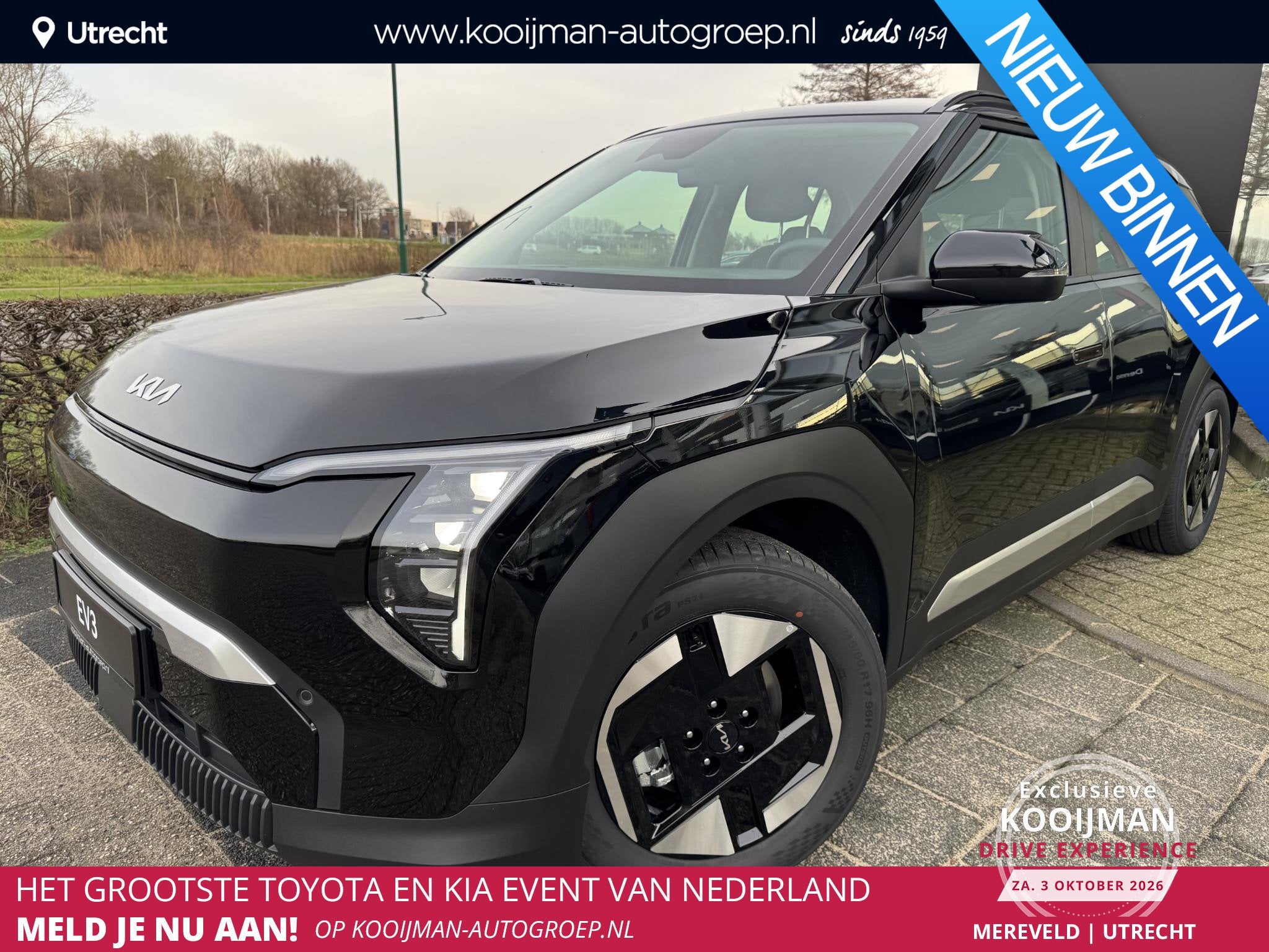 Kia EV3 Air 58.3 kWh Nu €4.000,- voordeel | Direct uit voo