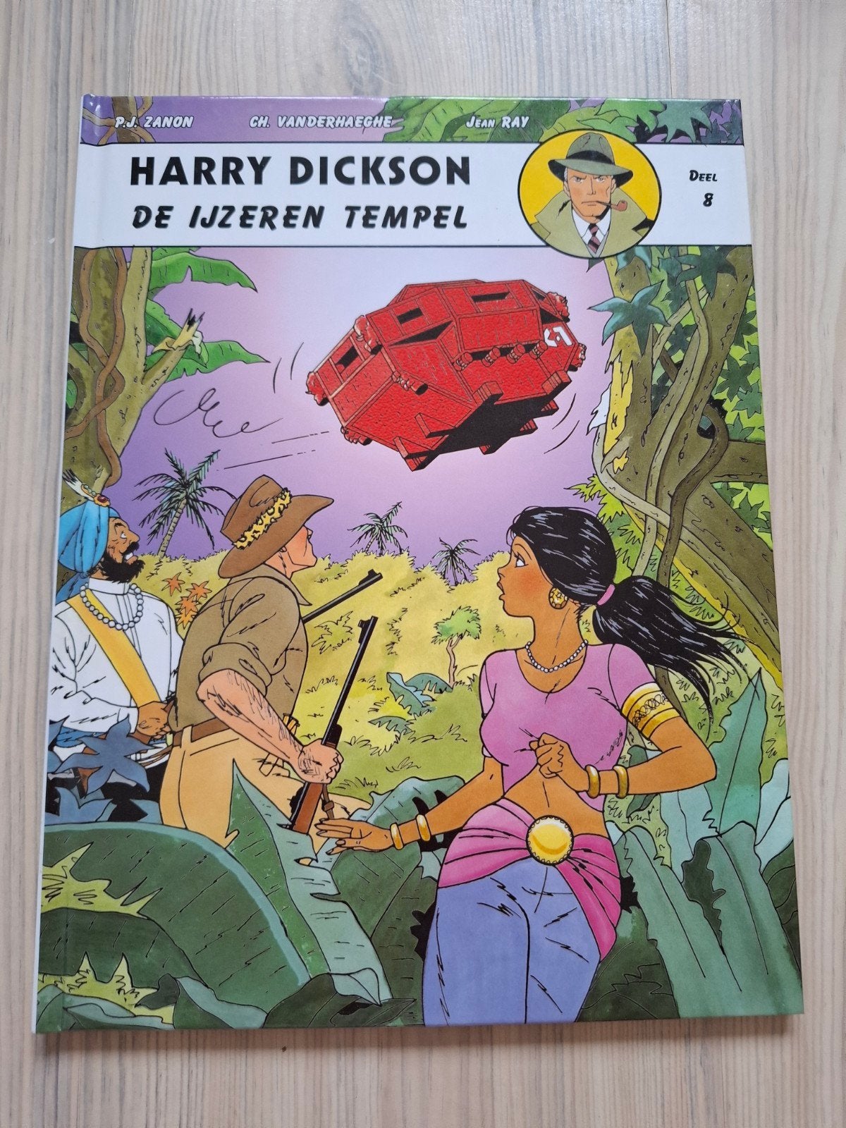 Harry Dickson De IJzeren Tempel Deel 8 hardcover, Eén stripboek, Ophalen of Verzenden, Gelezen, P.J. Zanon, Ch. Vanderhaeghe, Jean Ray