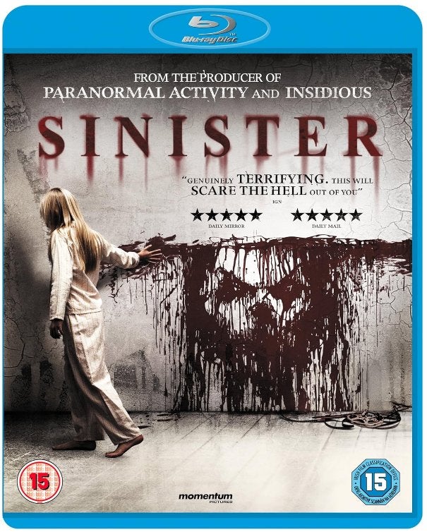 blu-ray Sinister, Ophalen of Verzenden, Zo goed als nieuw, Horror