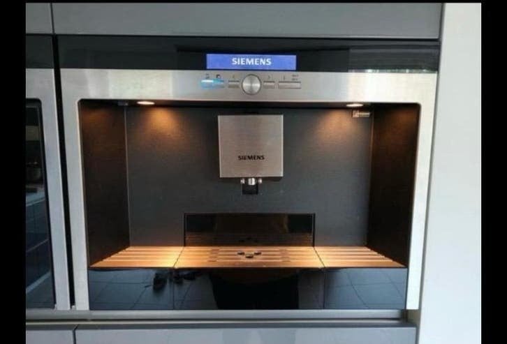 Siemens inbouw koffiemachine, Witgoed en Apparatuur, 10 kopjes of meer, Ophalen of Verzenden, Zo goed als nieuw, Koffiemachine