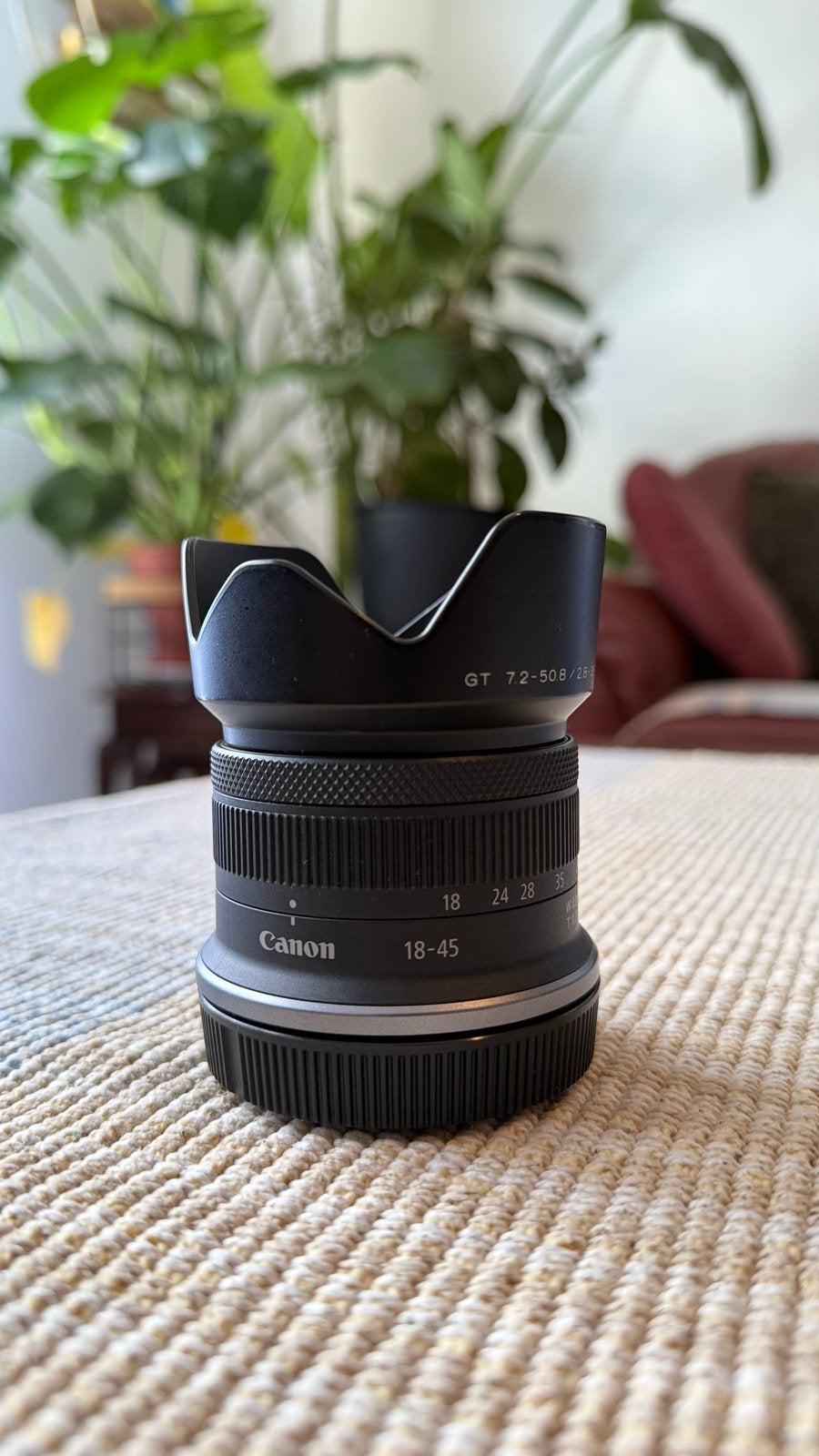 Canon RF-S 18-45mm IS STM + K&F Filter | Nieuwstaat, Audio, Tv en Foto, Fotografie | Lenzen en Objectieven, Zo goed als nieuw