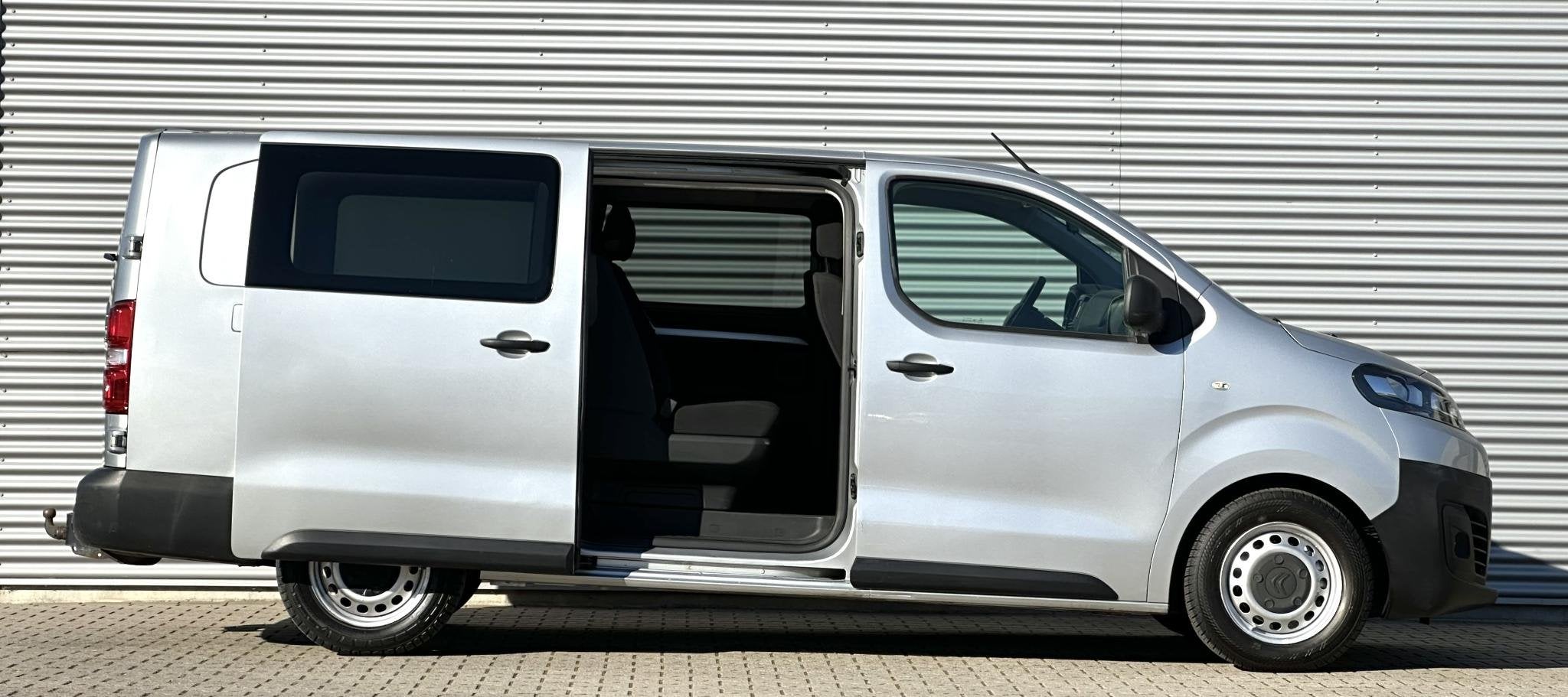 Citroen Jumpy 2.0 BlueHDI 120 DC Dubbele cabine MARGE btw vr, Voorwielaandrijving, Stof, Gebruikt, Euro 6