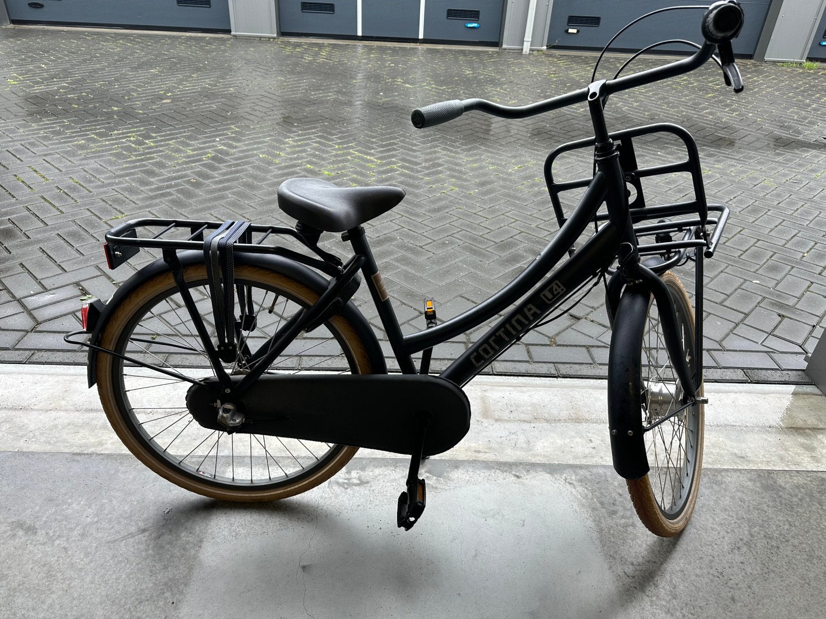 Nette Cortina U4 24 inch 3V met naafdynamo handrem, Ophalen, 1 fiets, Gebruikt, Dakdrager