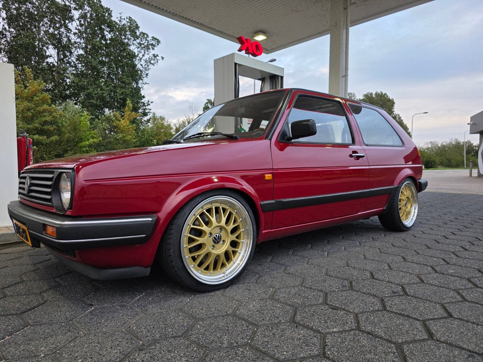 17 inch gouden GTP 020 velgen 4x100, Auto-onderdelen, Ophalen, Gebruikt, Banden en Velgen, 17 inch