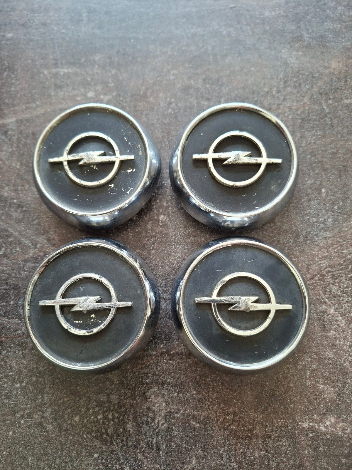 Opel naafdopjes fuchs velgen kadett c of manta a, Ophalen of Verzenden