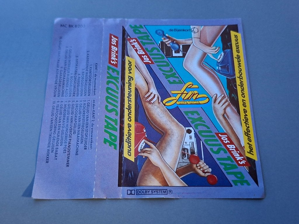 JOS BRINK - JOS BRINK'S EXCUUS TAPE (MC), Cd's en Dvd's, Cassettebandjes, 1 bandje, Ophalen of Verzenden, Zo goed als nieuw, Origineel