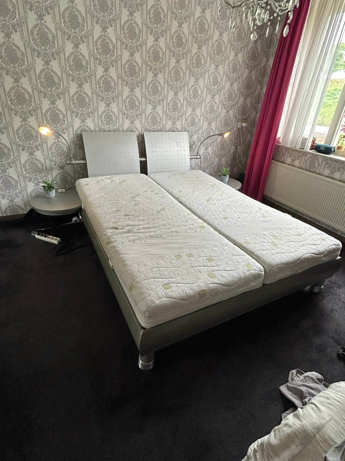 Te koop elektrische tweepersoonsbed, Huis en Inrichting, Slaapkamer | Boxsprings, Tweepersoons, Ophalen of Verzenden, Zo goed als nieuw