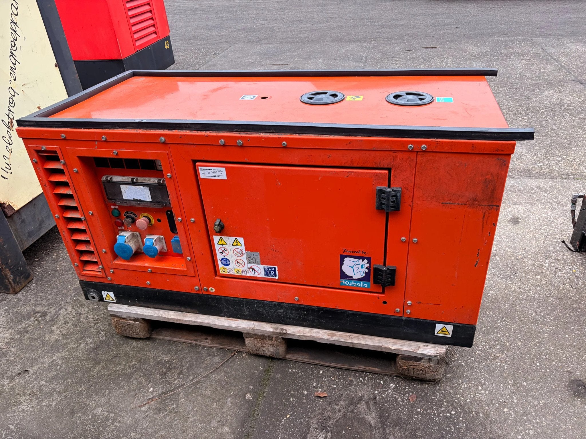 Europower EPS103DE Kubota 10 kVA aggregaat generatorset