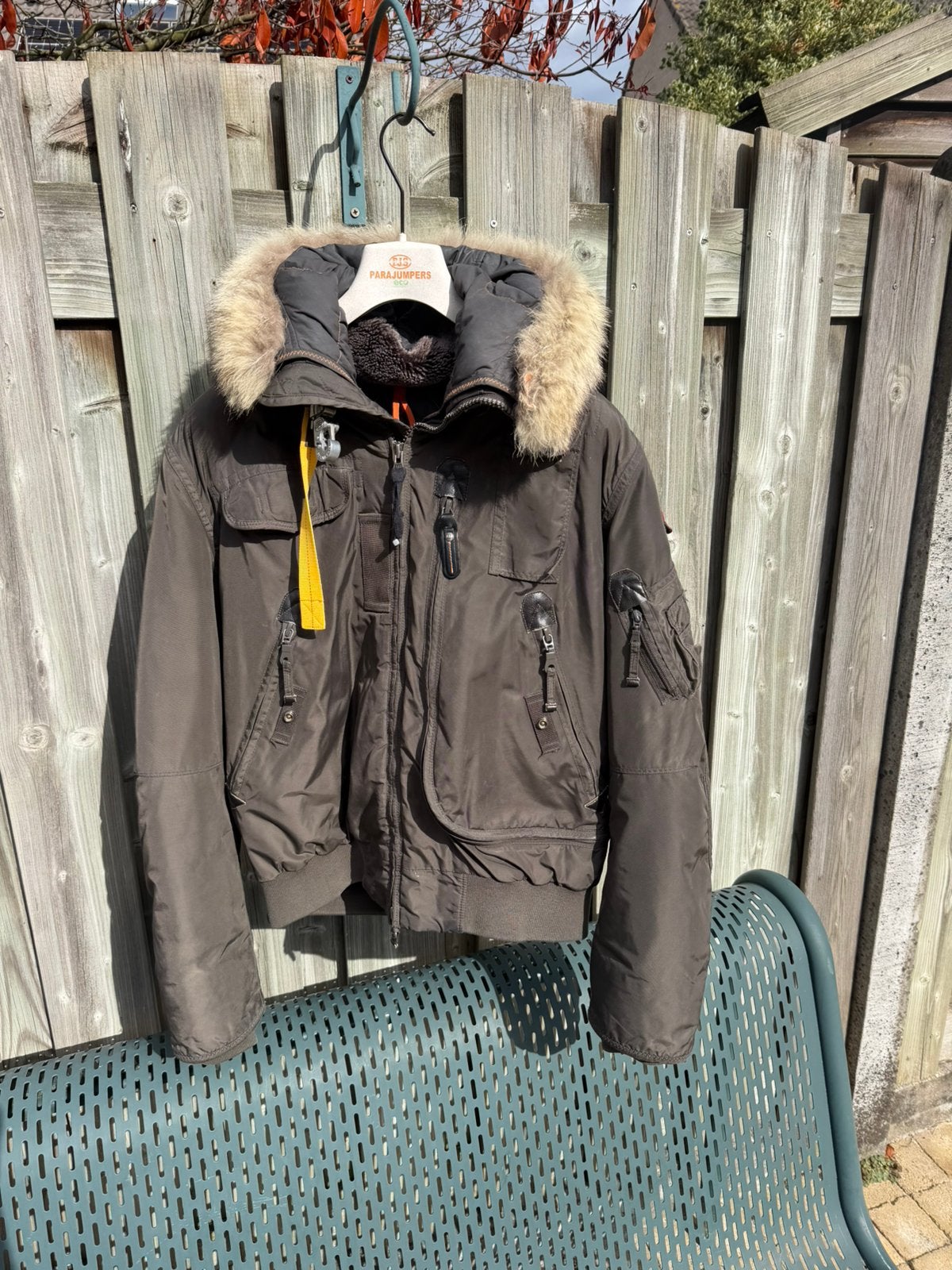 Parajumpers PJS herenjas winterjas Large Master piece series, Ophalen of Verzenden, Gedragen, Maat 52/54 (L), Groen