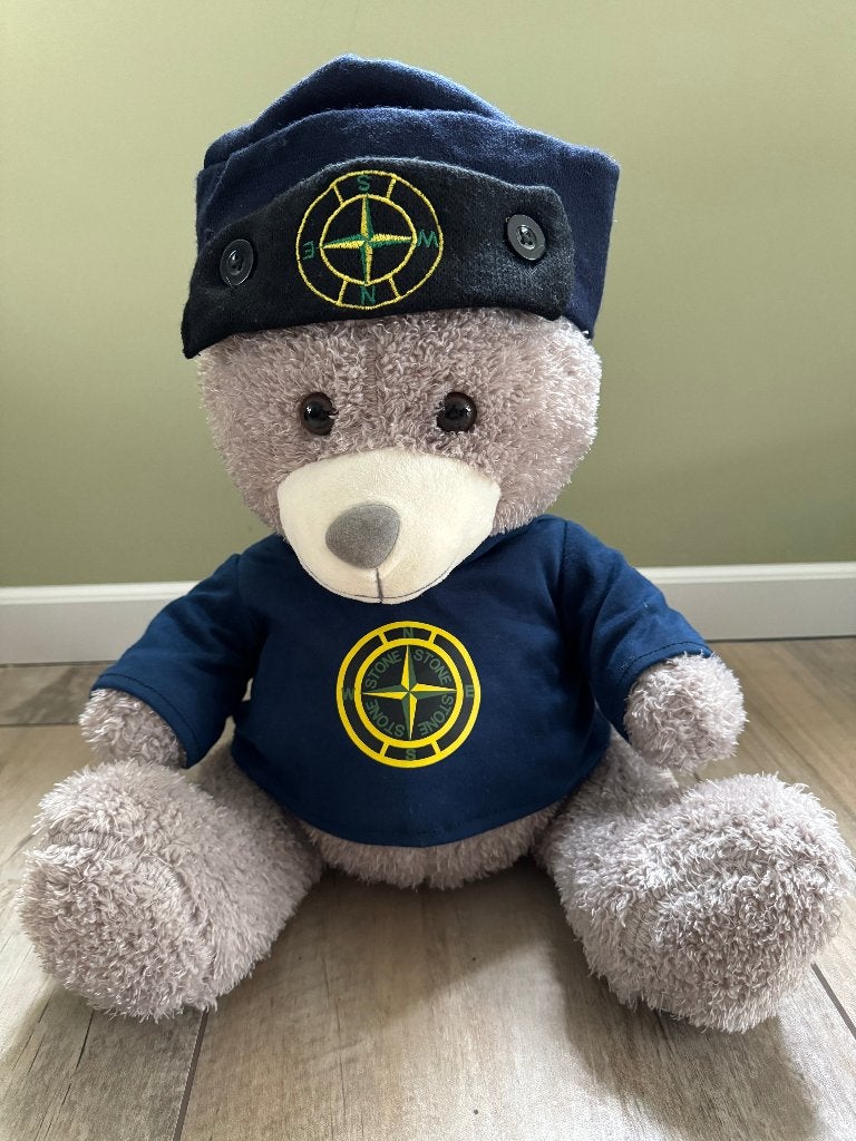Grijze teddybeer, Beer, Grijs, Ophalen of Verzenden, Zo goed als nieuw