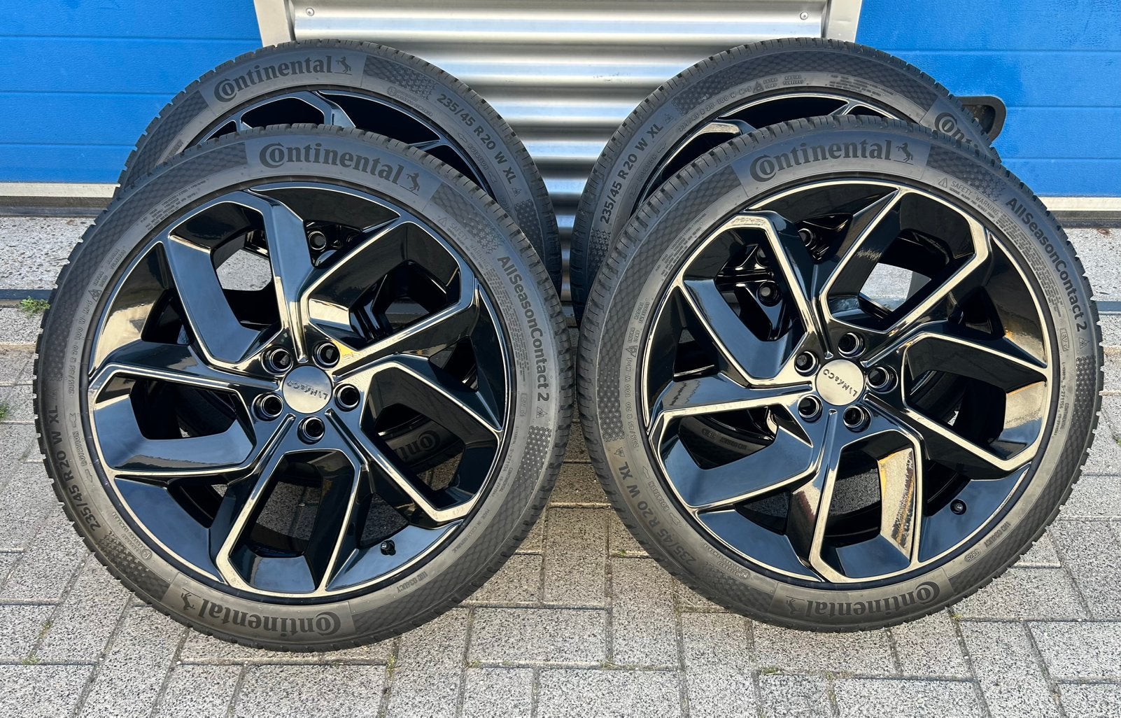 Zgan 20 inch Lynk & Co velgen 235-45-20 all season XC40,V90, Auto-onderdelen, Gebruikt, Ophalen of Verzenden, 235 mm, Band(en)