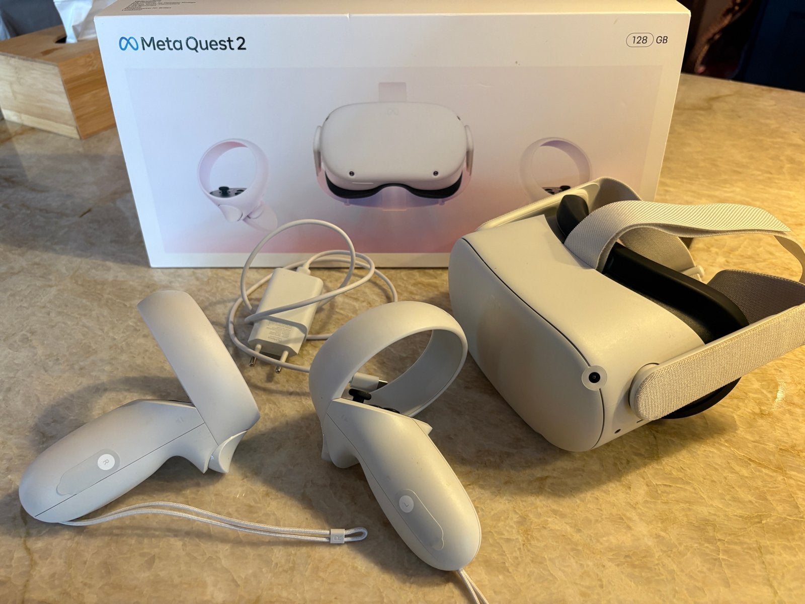 Meta Quest 2 VR-bril 128 GB - Zo goed als nieuw, Ophalen, Zo goed als nieuw, VR-bril, Overige platformen