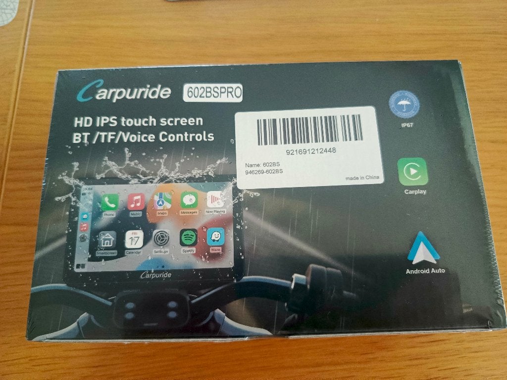 Carpuride W602BS 6" CarPlay & Android Auto BMW Motoren!, Verzenden, Nieuw