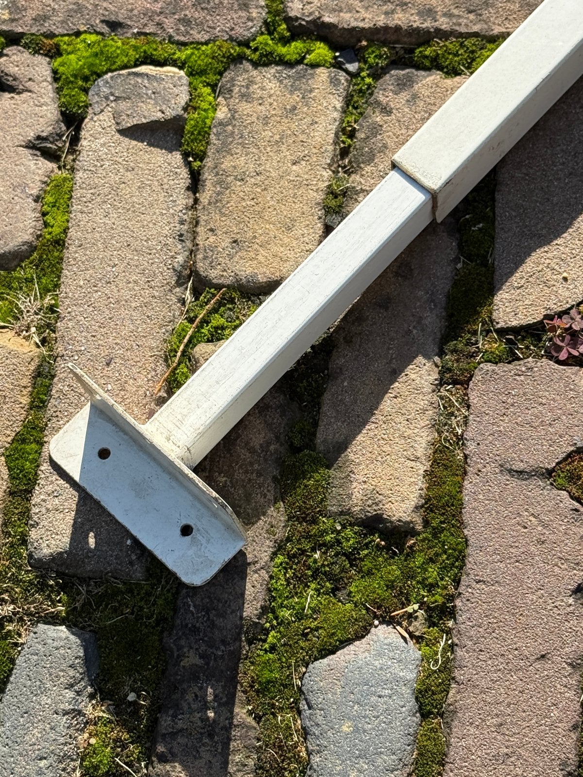 SecuBar barrièrestang single wit 95-160cm, Doe-het-zelf en Verbouw, Ophalen, Gebruikt, Overige typen