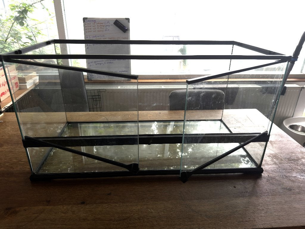 Terrarium -compleet- voor gekko (o.a.), Dieren en Toebehoren, Reptielen en Amfibieën | Toebehoren, Ophalen, Gebruikt, Terrarium of Paludarium