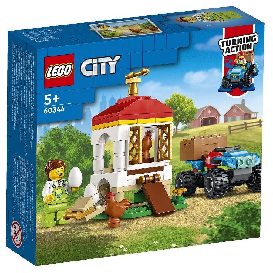 LEGO City 60344 Boerderij Kippenhok * ‘t LEGOhuis *, Lego, Nieuw, Ophalen of Verzenden, X