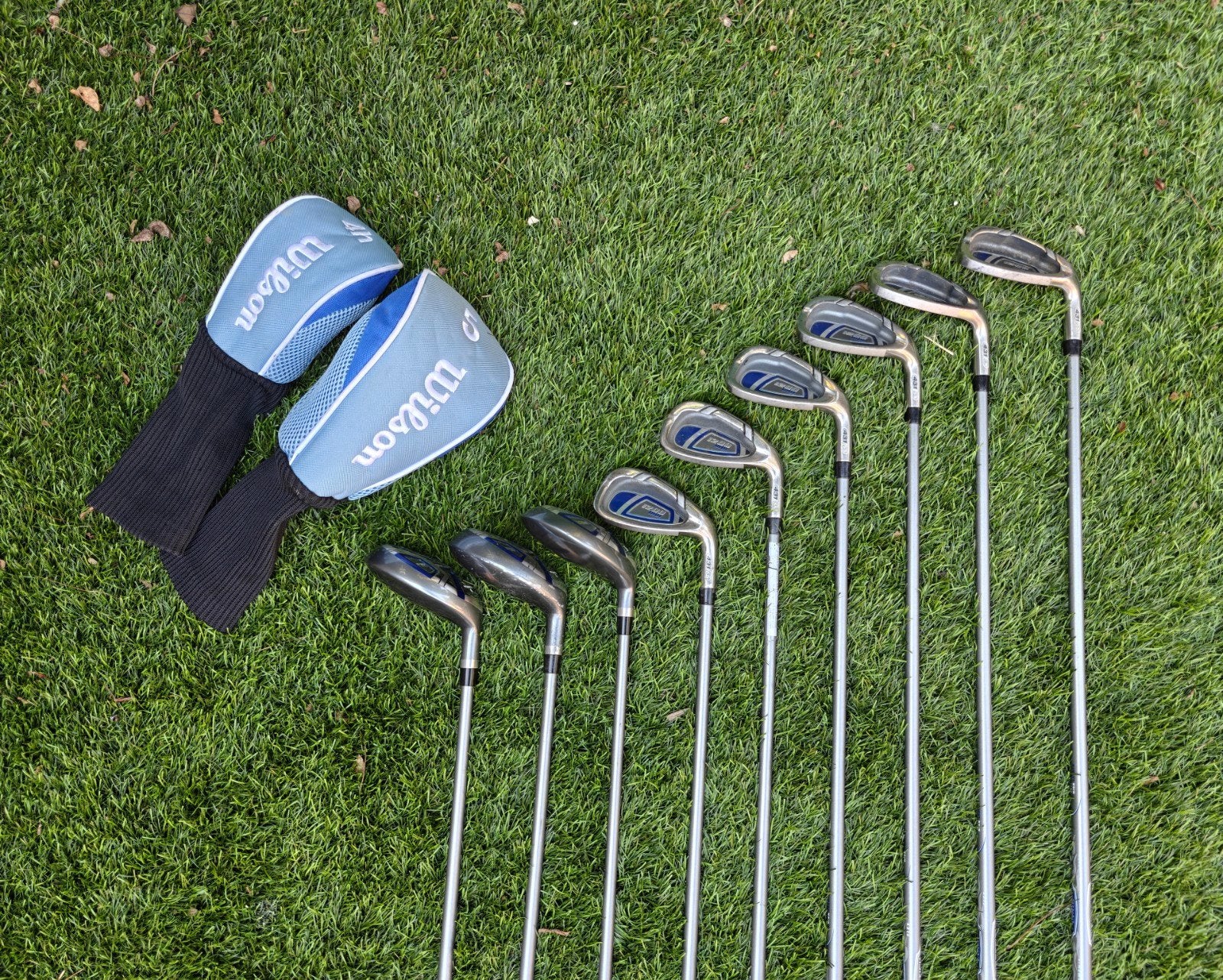 Wilson 1200 MOI Dames Golfset (9 clubs) - Firestick Graphite, Sport en Fitness, Golf, Ophalen, Gebruikt, Set, Overige merken